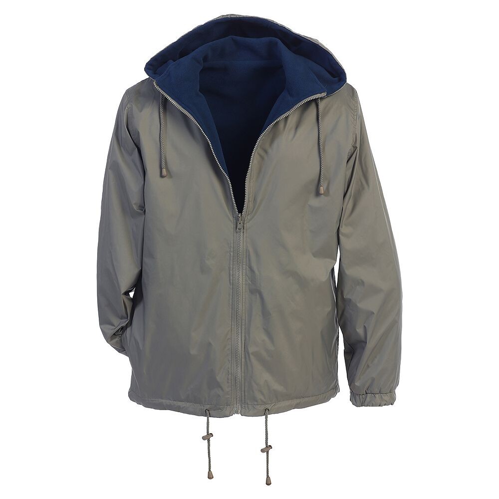 Мужская двусторонняя дождевик Gioberti с подкладкой из флиса, цвет Gray Navy, Синий, Мужская двусторонняя дождевик Gioberti с подкладкой из флиса, цвет Gray Navy 
Мужская двусторонняя дождевик Gioberti с подкладкой из флиса, цвет Gray Navy, Синий, Мужская двусторонняя дождевик Gioberti с подкладкой из флиса, цвет Gray Navy