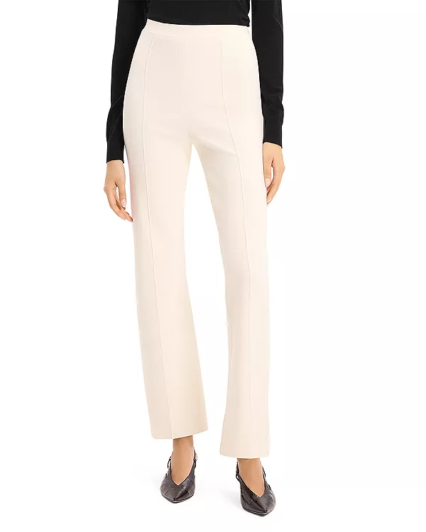 Расклешенные брюки из плотной креповой ткани Theory, белый
Расклешенные брюки из плотной креповой ткани Theory, белый