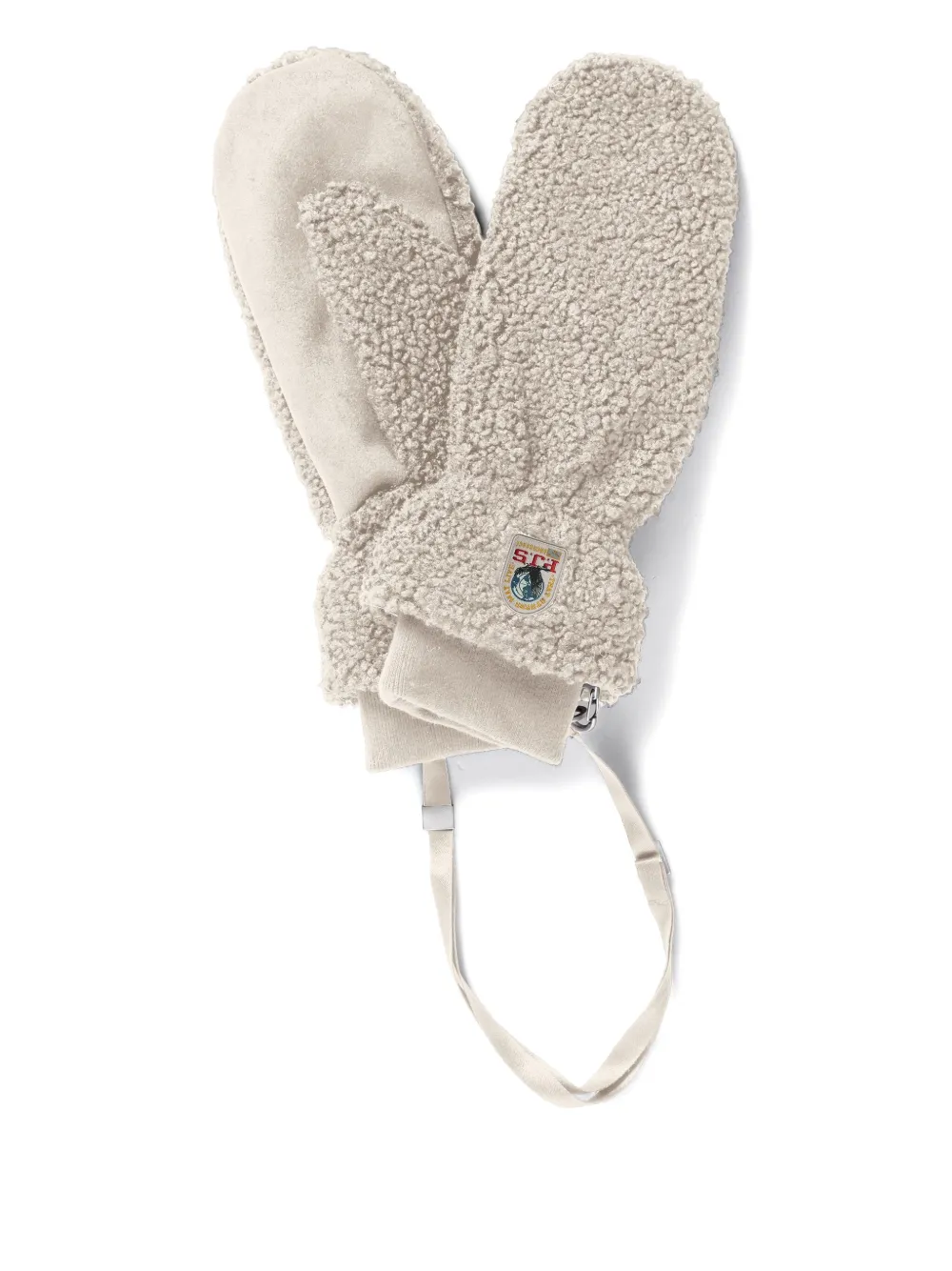 Варежки с панелями Parajumpers, нейтральный 
Варежки с панелями Parajumpers, нейтральный