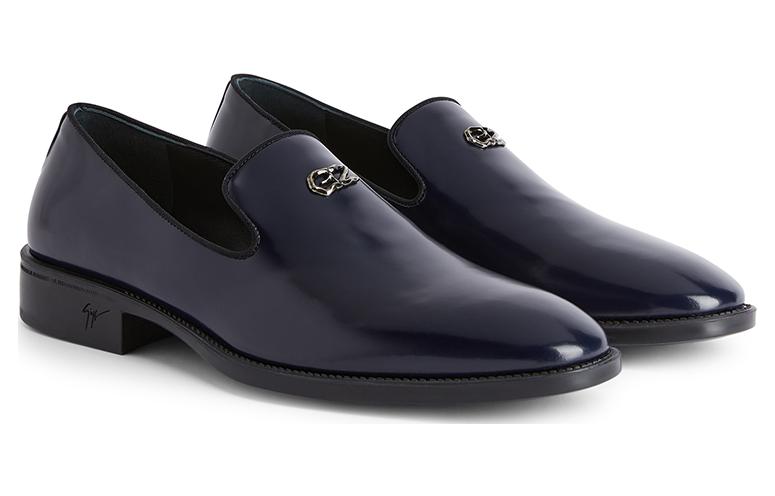 Лоферы Giuseppe Zanotti с бляшкой Imrham, синие
Лоферы Giuseppe Zanotti с бляшкой Imrham, синие