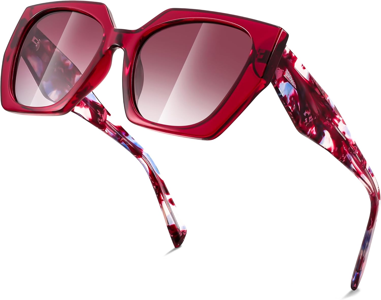 FEISEDY Модные поляризованные солнцезащитные очки, увеличенная нестандартная оправа из термопластичной резины для женщин и мужчин, ретро-очки UV400 B0016, 001 Rubber Plate Ruby
FEISEDY Модные поляризованные солнцезащитные очки, увеличенная нестандартная оправа из термопластичной резины для женщин и мужчин, ретро-очки UV400 B0016, 001 Rubber Plate Ruby