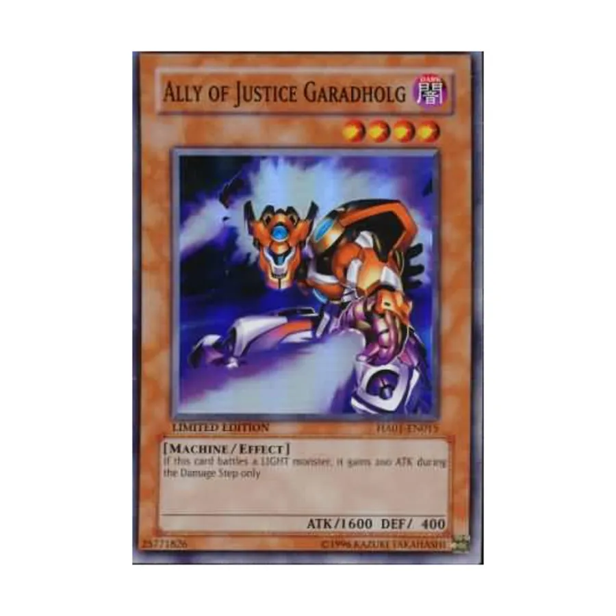 CCG Союзник правосудия Гарадхолг (супер редкий), Yu-Gi-Oh - Hidden Arsenal 1 - Singles
CCG Союзник правосудия Гарадхолг (супер редкий), Yu-Gi-Oh - Hidden Arsenal 1 - Singles