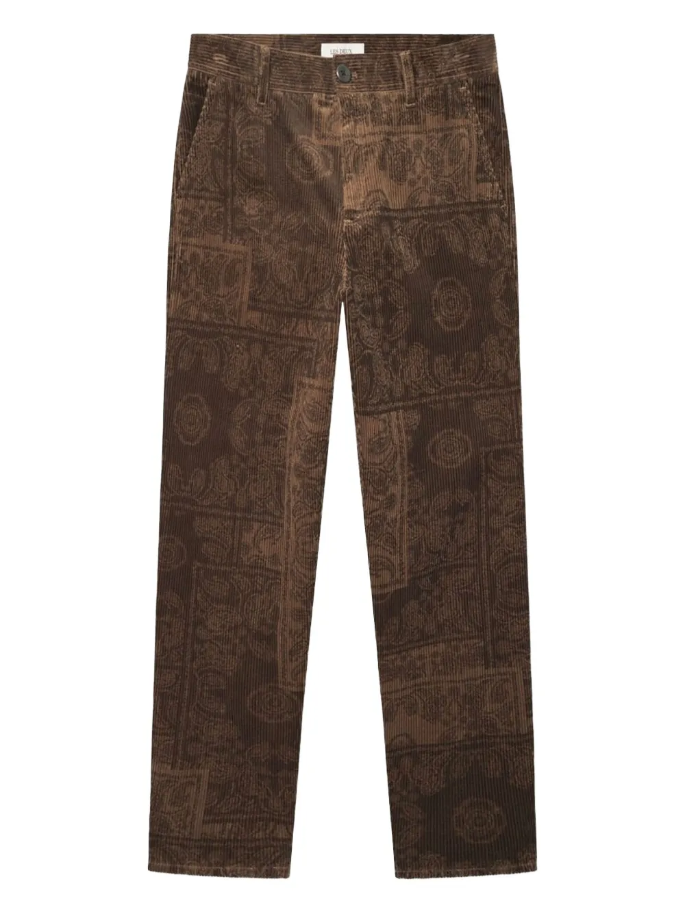 Вельветовые брюки Kody с узором пейсли Les Deux, коричневый
Вельветовые брюки Kody с узором пейсли Les Deux, коричневый