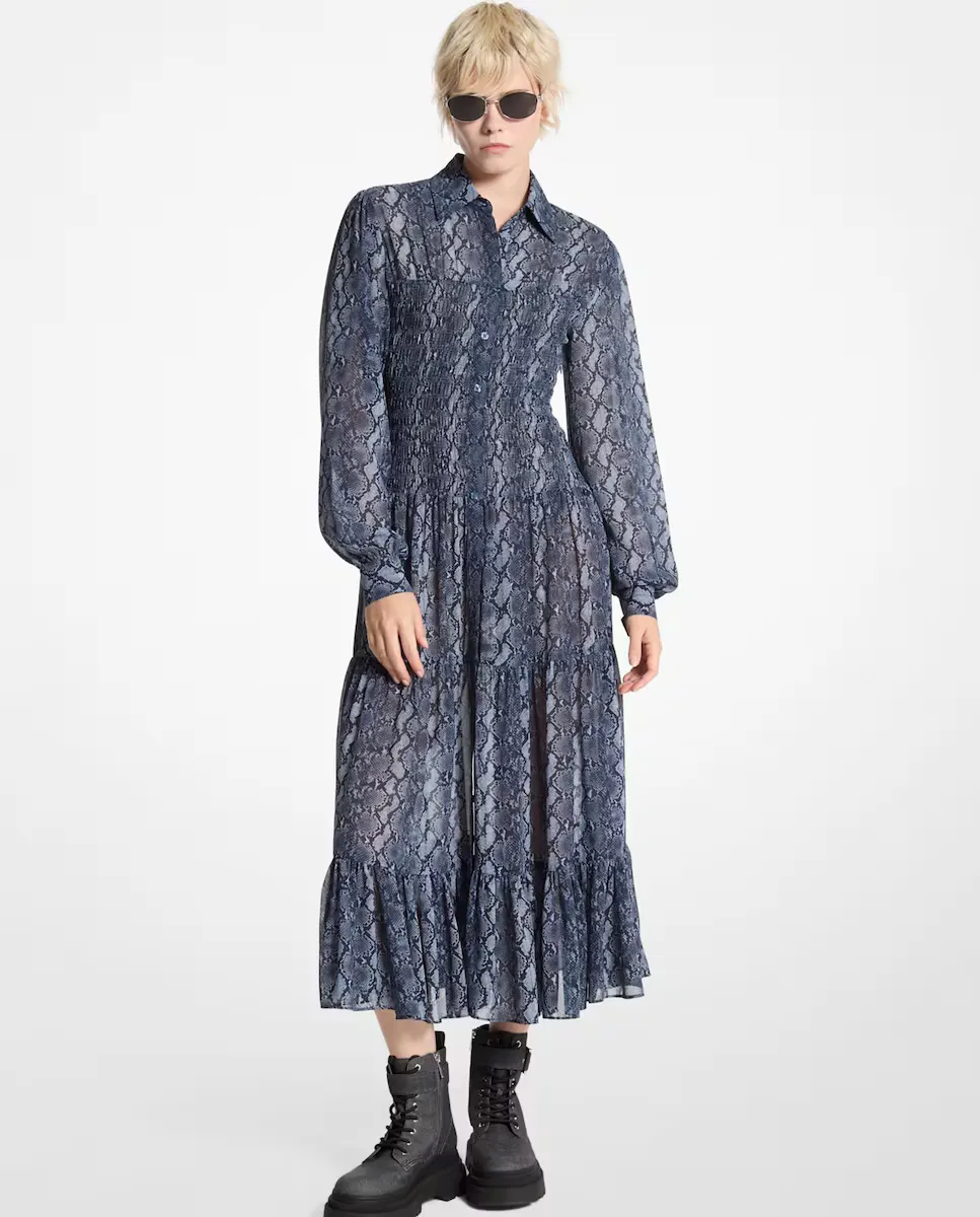 Миди-платье рубашечного кроя Michael Michael Kors, синий
Миди-платье рубашечного кроя Michael Michael Kors, синий