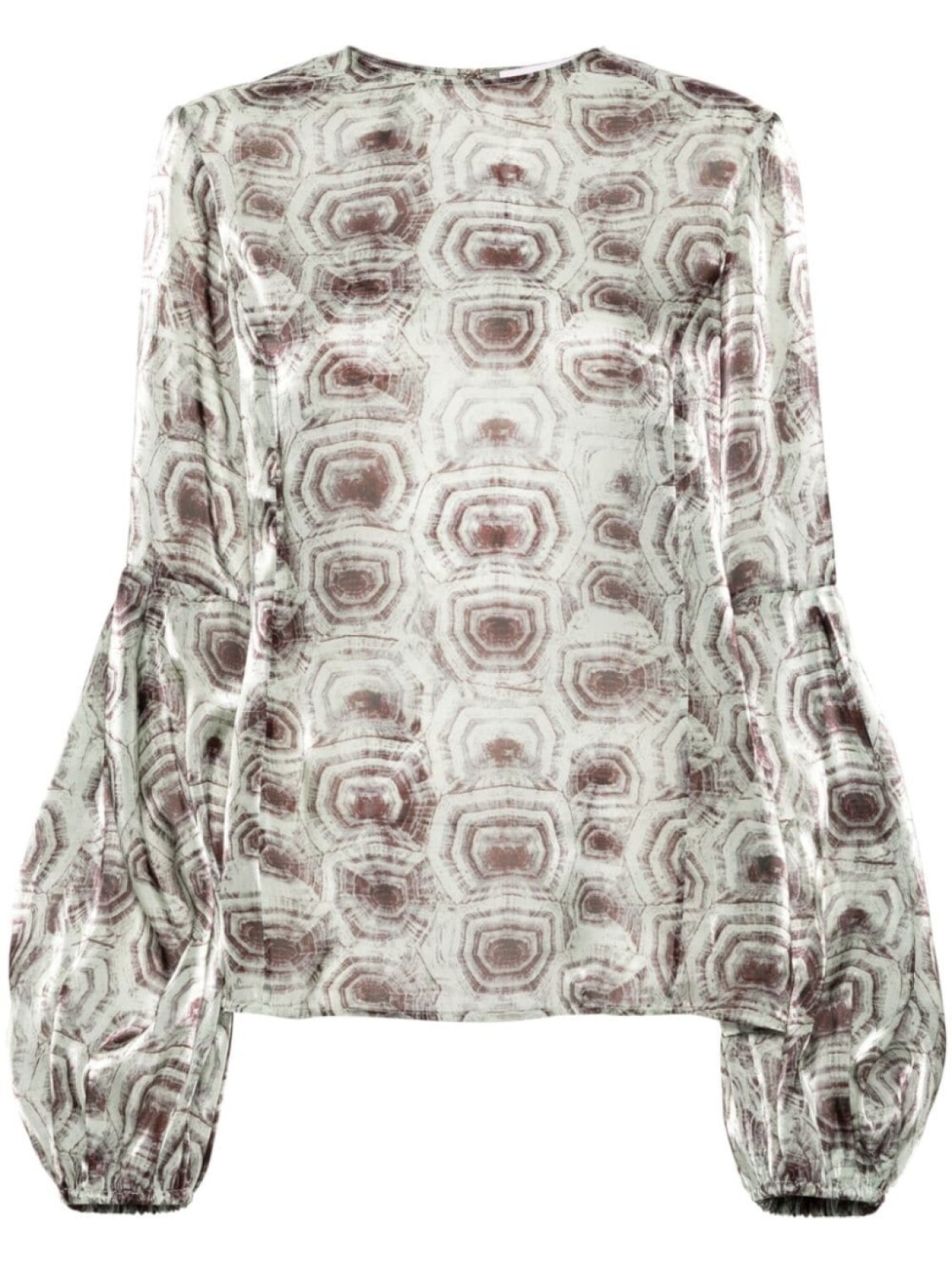 Genny блузка из органзы с принтом, зеленый
Genny блузка из органзы с принтом, зеленый