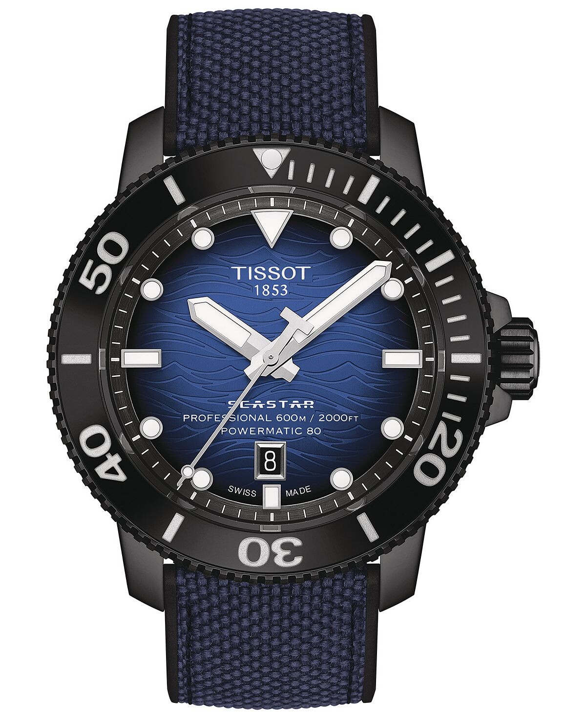 Мужские часы Seastar 2000 Professional Powermatic 80 с автоматическим двухцветным каучуковым ремешком, 46 мм Tissot
Мужские часы Seastar 2000 Professional Powermatic 80 с автоматическим двухцветным каучуковым ремешком, 46 мм Tissot