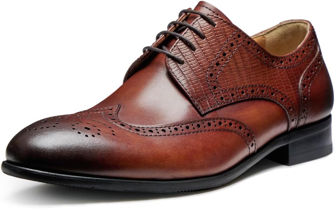 Мужские классические туфли Jepsengord Wingtip из натуральной кожи коровы, оксфорды с брогированием, формальные деловые и свадебные дерби Jepsen Gord, коричневый
Мужские классические туфли Jepsengord Wingtip из натуральной кожи коровы, оксфорды с брогированием, формальные деловые и свадебные дерби Jepsen Gord, коричневый