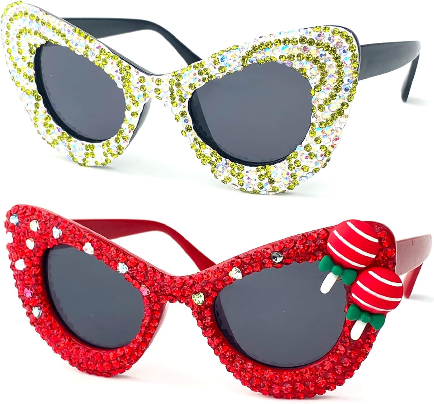 Большие рождественские солнцезащитные очки с красными стразами для женщин, для рейв-вечеринок, женские очки «кошачий глаз» с бриллиантами, защита от ультрафиолета UV400 mincl, 2pcs-black&red
Большие рождественские солнцезащитные очки с красными стразами для женщин, для рейв-вечеринок, женские очки «кошачий глаз» с бриллиантами, защита от ультрафиолета UV400 mincl, 2pcs-black&red