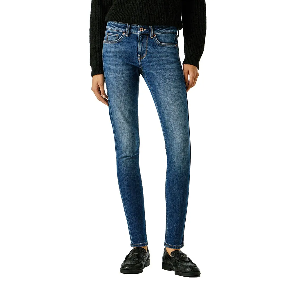 Джинсы Pepe Jeans Soho Skinny Fit с низкой посадкой, синий
Джинсы Pepe Jeans Soho Skinny Fit с низкой посадкой, синий