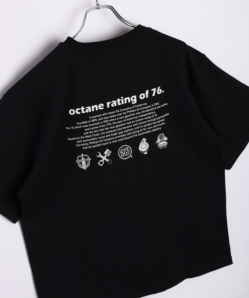 76 Футболка с коротким рукавом, с резиновым принтом, черная
76 Футболка с коротким рукавом, с резиновым принтом, черная