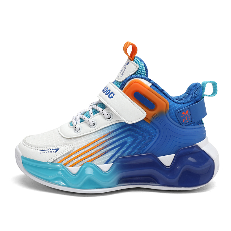 Баскетбольные кроссовки для детей с противоскользящей амортизацией, износостойкими, сбалансированными, средней высоты. BOBDOG, белый/синий
Баскетбольные кроссовки для детей с противоскользящей амортизацией, износостойкими, сбалансированными, средней высоты. BOBDOG, белый/синий
