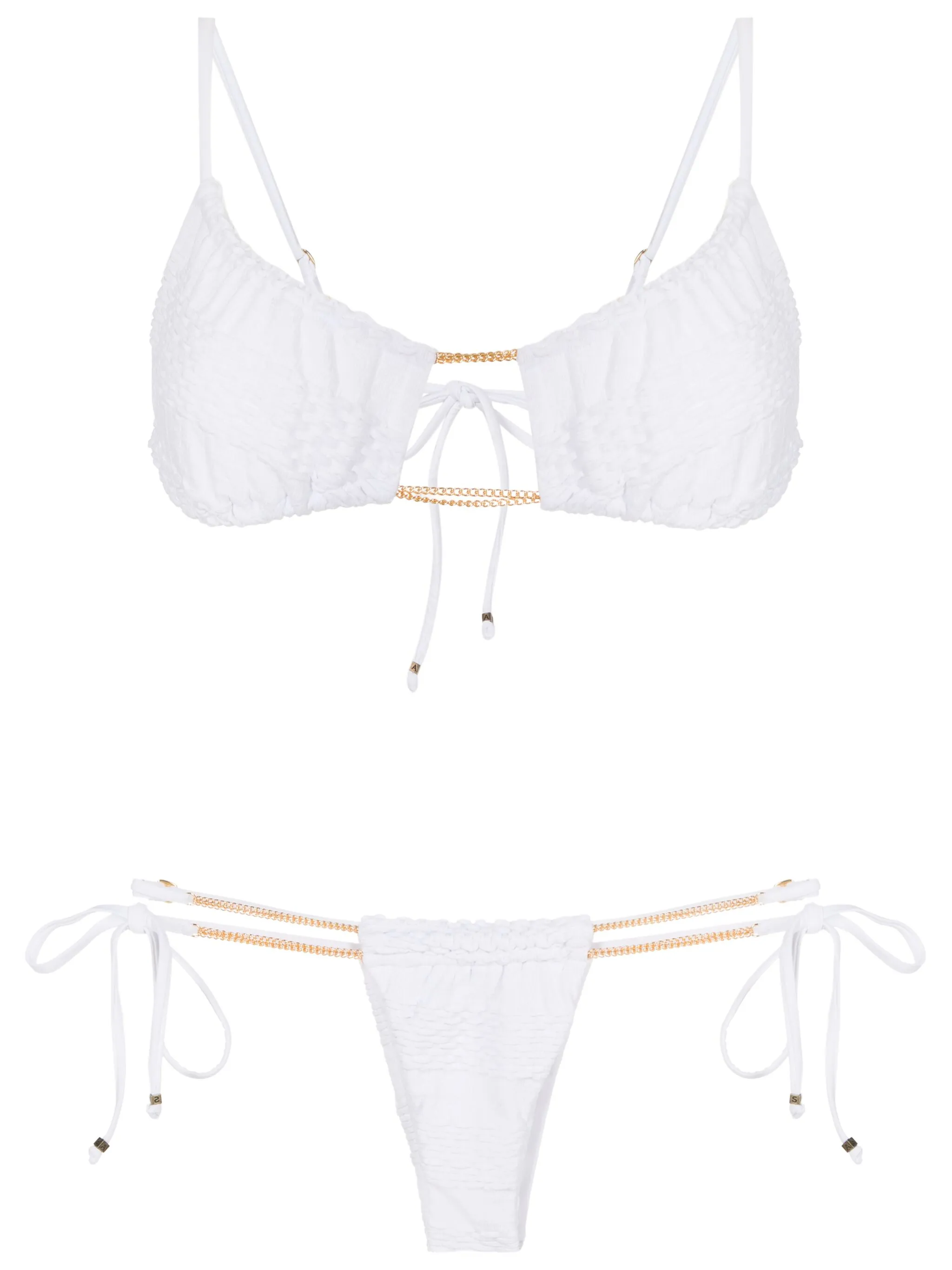 Бикини с текстурированной сеткой Amir Slama, белый
Бикини с текстурированной сеткой Amir Slama, белый