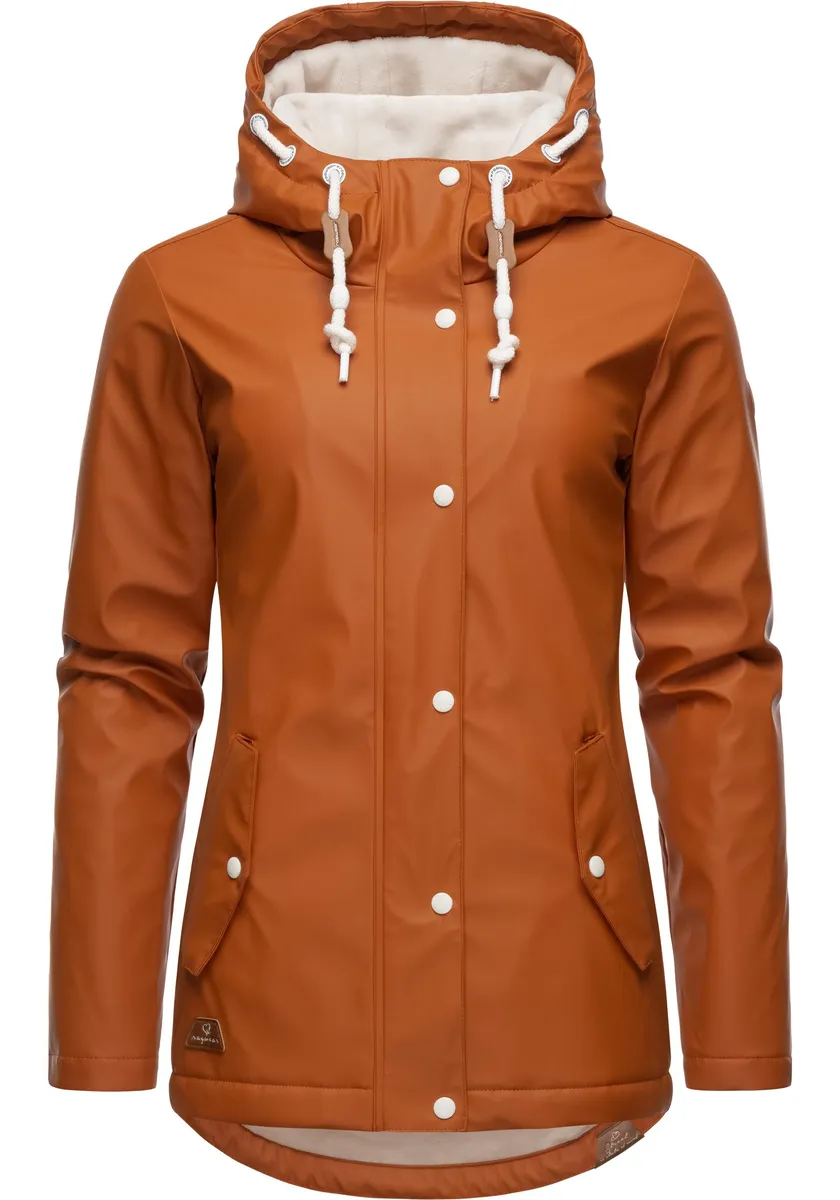 Дождевик Ragwear "Мардж" с капюшоном, женский зимний плащ на теплой подкладке, цвет Zimt
Дождевик Ragwear "Мардж" с капюшоном, женский зимний плащ на теплой подкладке, цвет Zimt