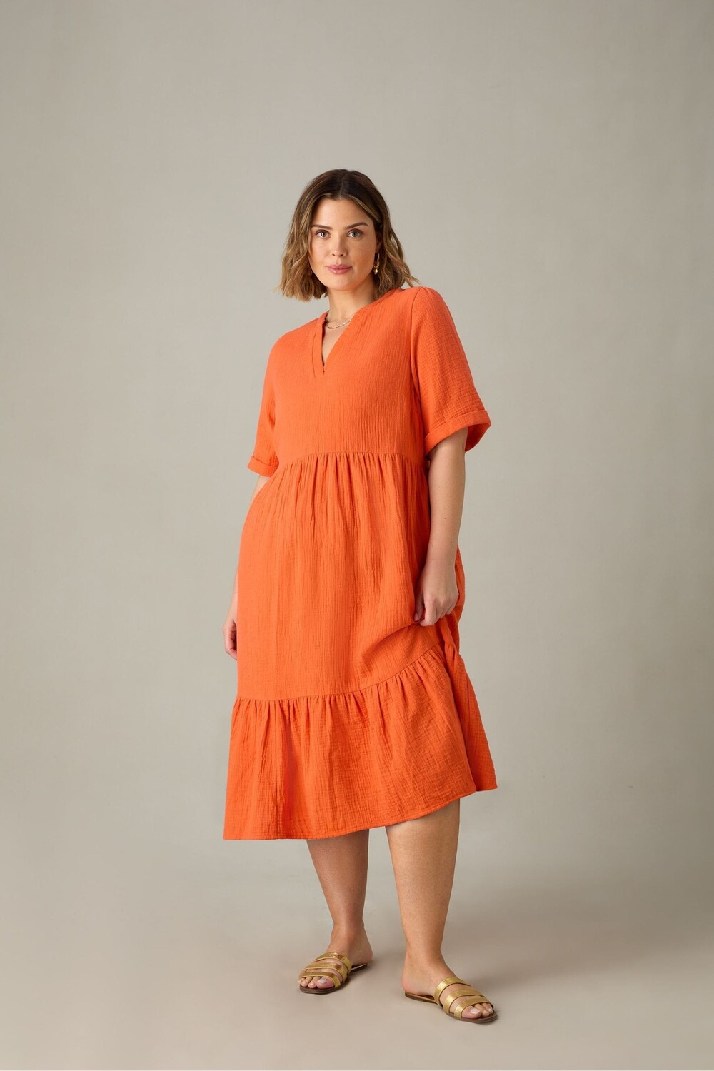 Платье оранжевого цвета с жатым хлопковым узором цвета паприки Live Unlimited, оранжевый
Платье оранжевого цвета с жатым хлопковым узором цвета паприки Live Unlimited, оранжевый