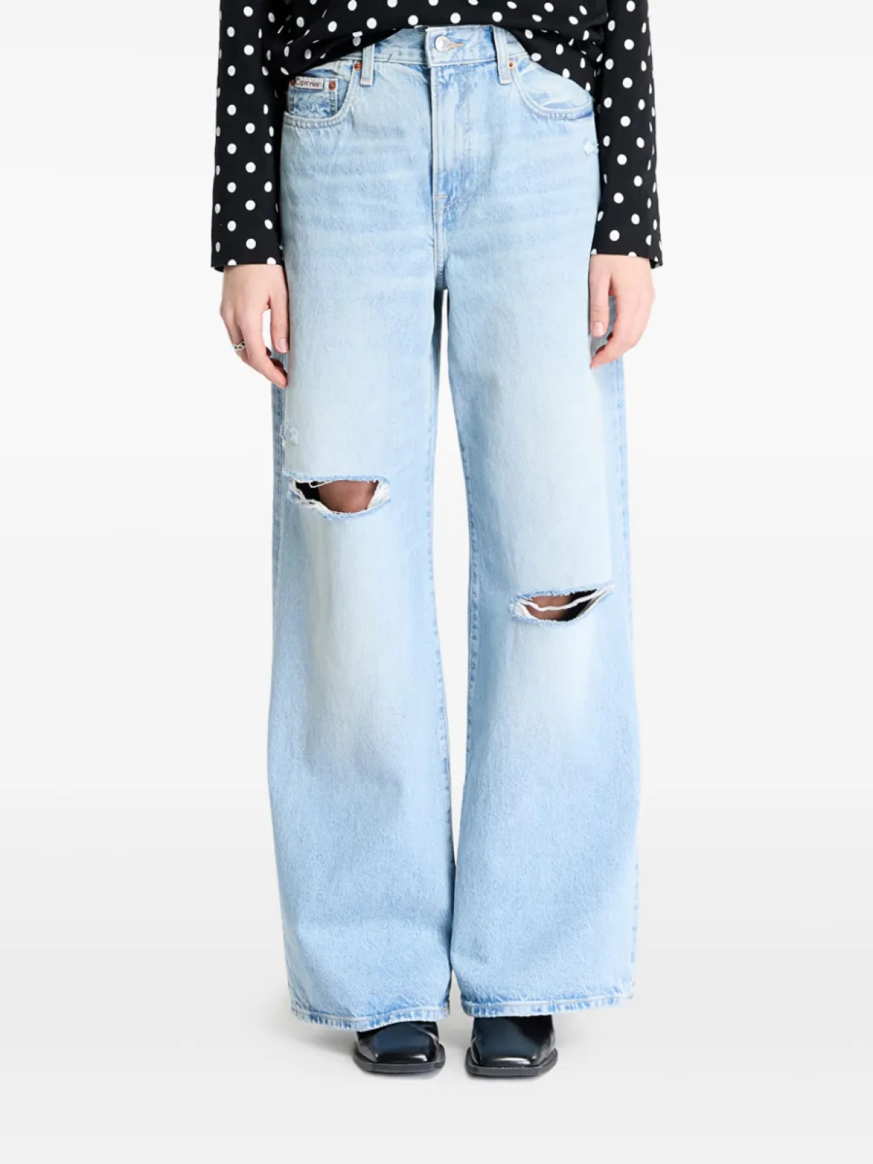 Calvin Klein Jeans джинсы с эффектом потертости, синий
Calvin Klein Jeans джинсы с эффектом потертости, синий