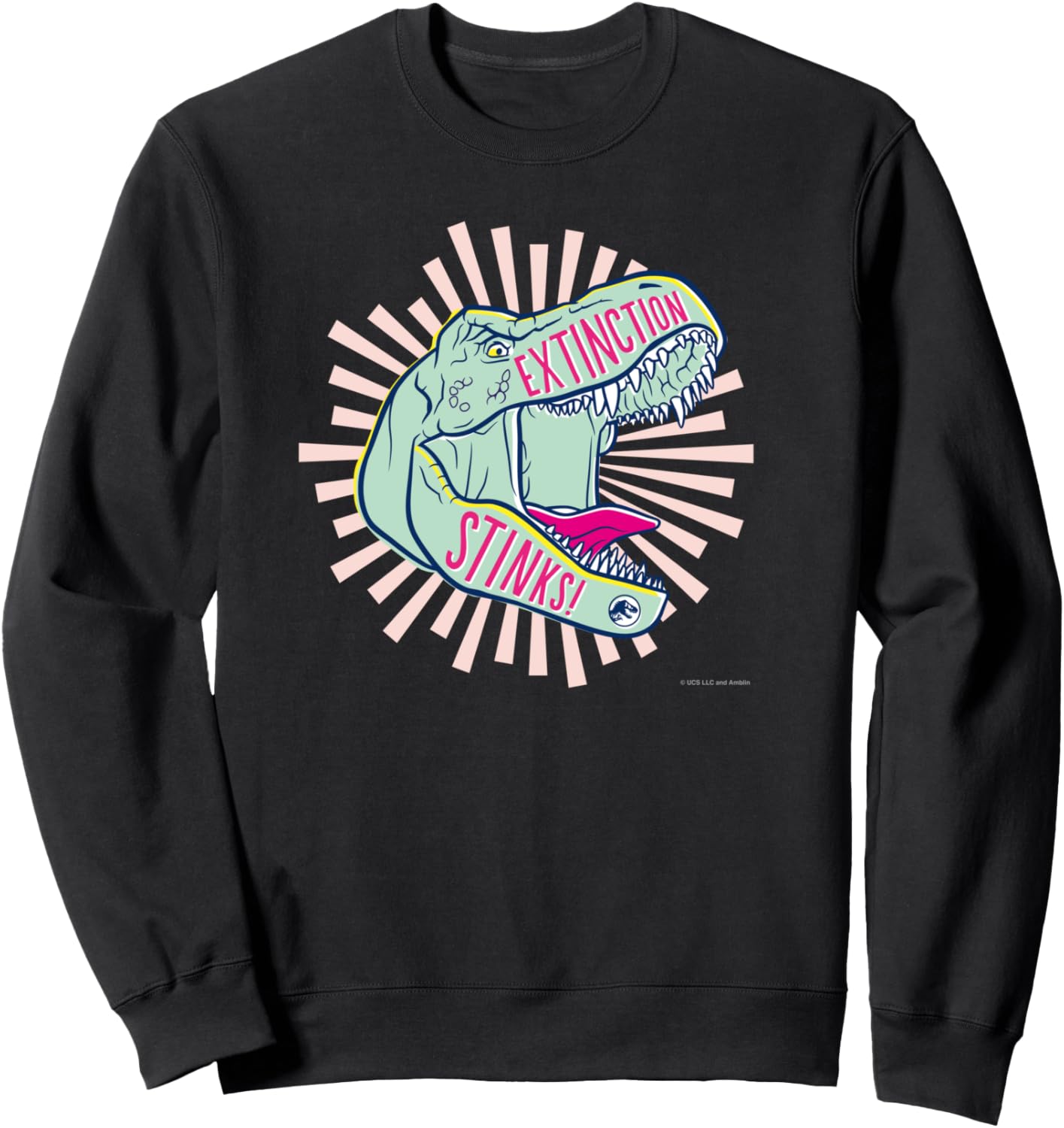 Футболка с надписью Jurassic World EXTINCYION STINKS!, черный
Футболка с надписью Jurassic World EXTINCYION STINKS!, черный