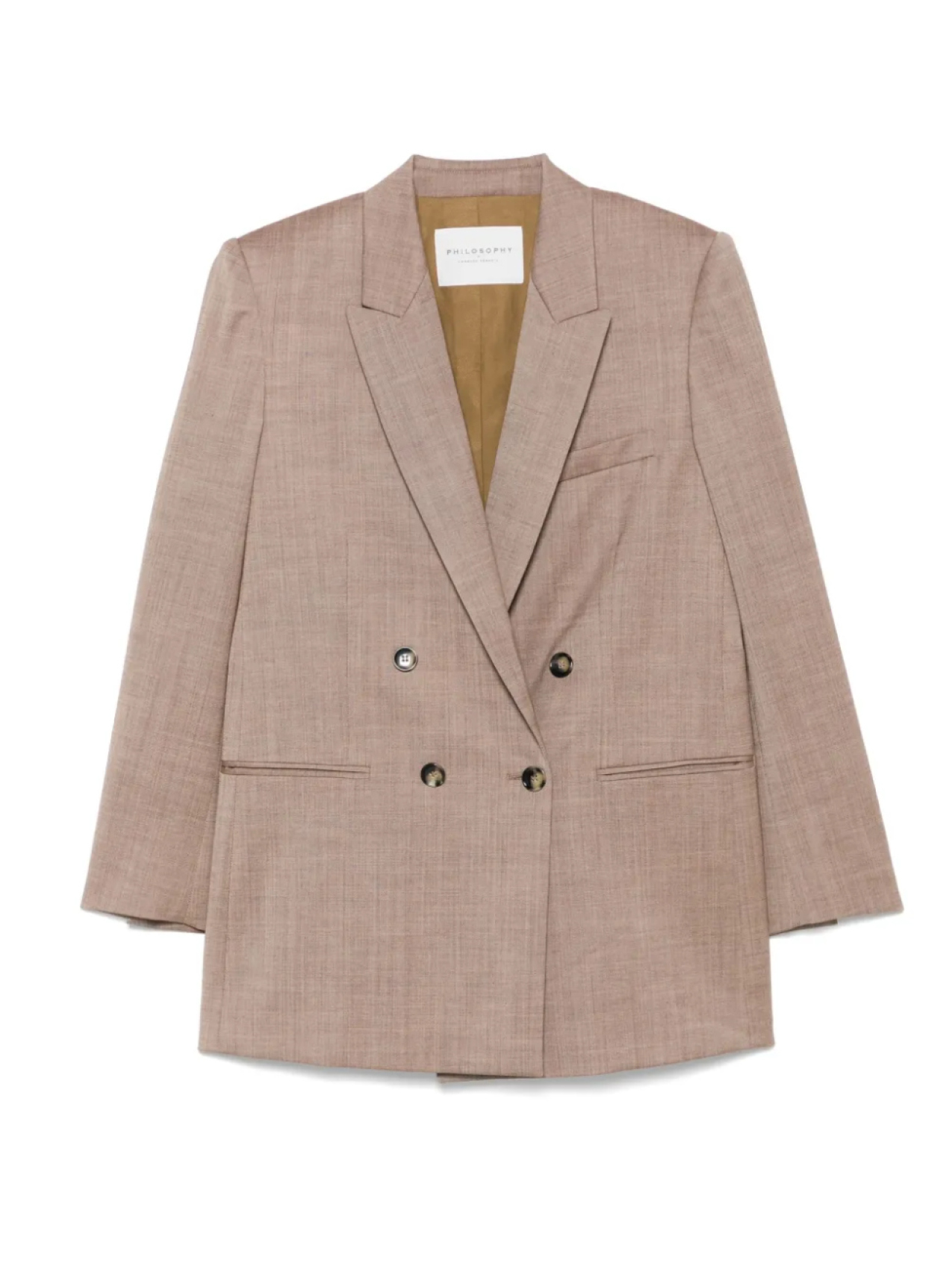 Philosophy Di Lorenzo Serafini двубортный пиджак, коричневый
Philosophy Di Lorenzo Serafini двубортный пиджак, коричневый