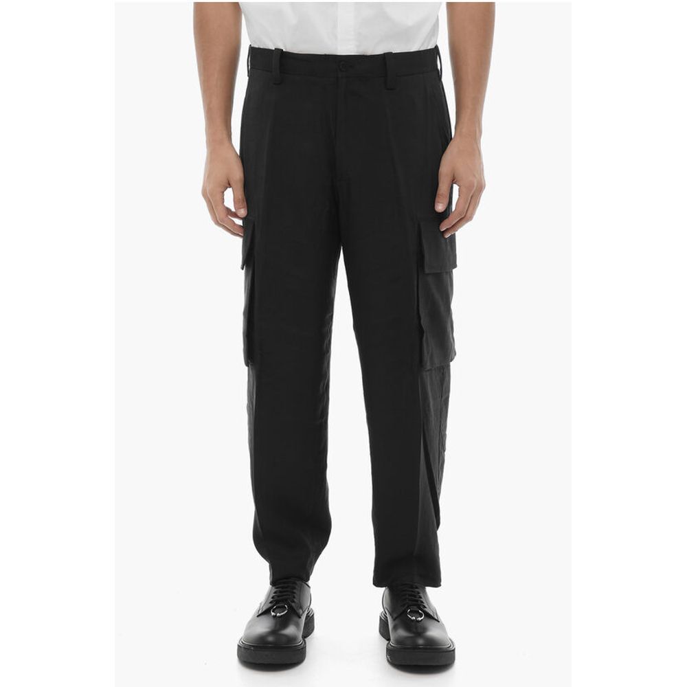 Свободные брюки-карго FIREMAN Neil Barrett, Black
Свободные брюки-карго FIREMAN Neil Barrett, Black