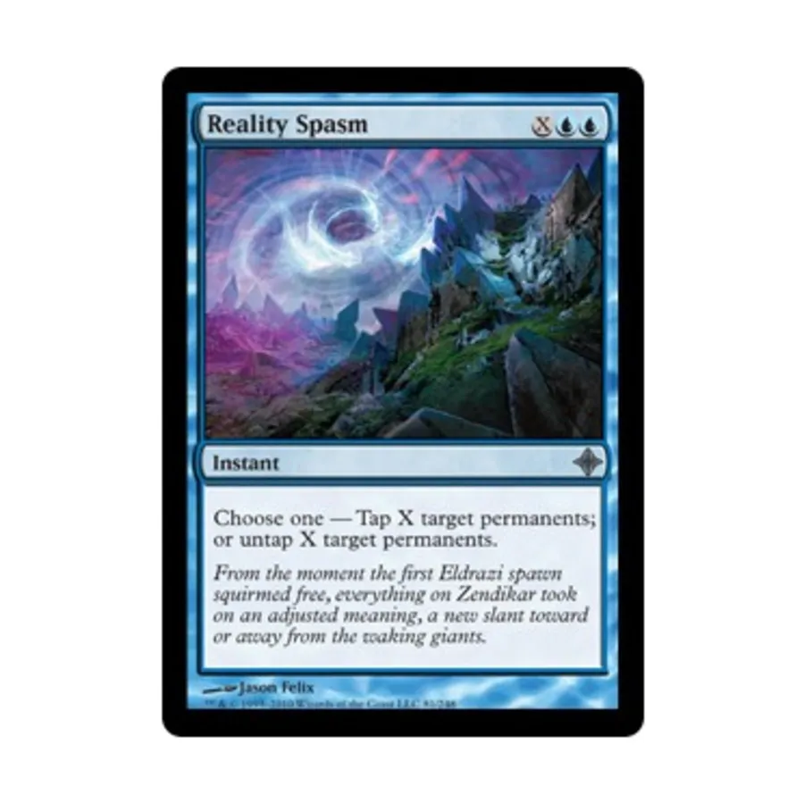CCG Реальность Спазм (U), MTG - Rise of the Eldrazi
CCG Реальность Спазм (U), MTG - Rise of the Eldrazi