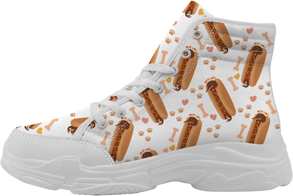 Высокие кеды с таксой для женщин и мужчин, кроссовки на шнуровке на платформе из ткани, подарки с таксой для нее и для него Generic, коричневый
Высокие кеды с таксой для женщин и мужчин, кроссовки на шнуровке на платформе из ткани, подарки с таксой для нее и для него Generic, коричневый