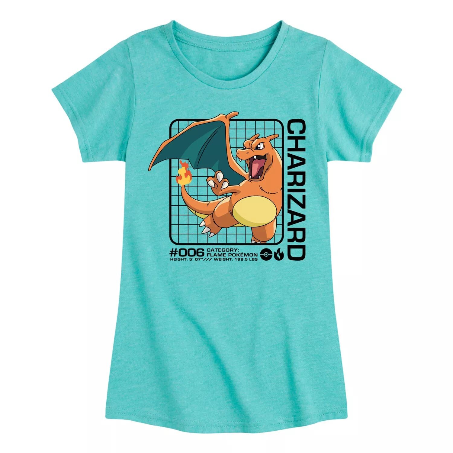Футболка с графикой Pokémon Charizard Stats для девочек 7–16 лет Licensed Character
Футболка с графикой Pokémon Charizard Stats для девочек 7–16 лет Licensed Character