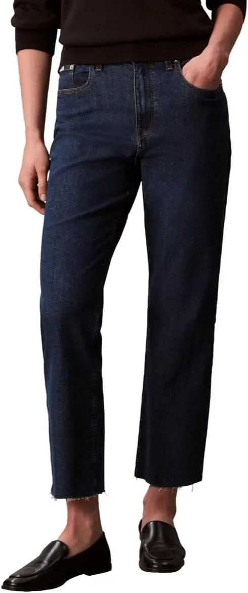 Calvin Klein Women's High Rise Straight Fit Jeans
Calvin Klein Women's High Rise Straight Fit Jeans