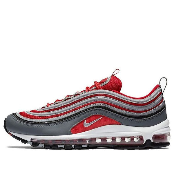 Кроссовки air max 97 'gym red' Nike, серый 
Кроссовки air max 97 'gym red' Nike, серый