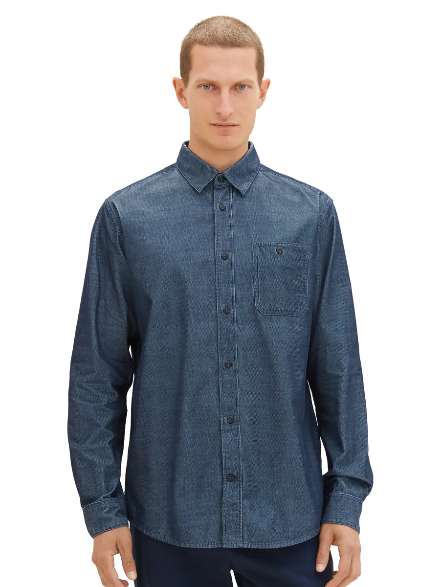 Рубашка TOM TAILOR с длинными рукавами из тонкого вельвета, цвет Navy Middle Blue Structure
Рубашка TOM TAILOR с длинными рукавами из тонкого вельвета, цвет Navy Middle Blue Structure