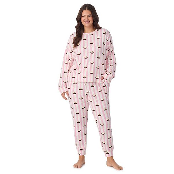 Комплект пижамы Madison с длинным рукавом и джоггерами Plus size Beauty Sleep Social, Coffee Meets Cocktail
Комплект пижамы Madison с длинным рукавом и джоггерами Plus size Beauty Sleep Social, Coffee Meets Cocktail