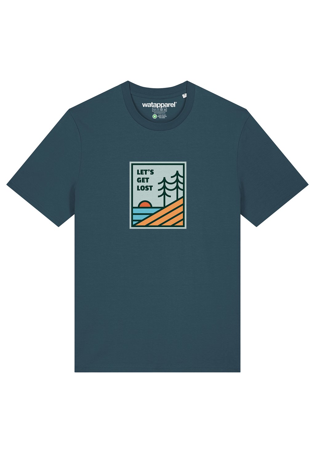 Футболка с принтом LET'S GET LOST watapparel, бирюзовый
Футболка с принтом LET'S GET LOST watapparel, бирюзовый