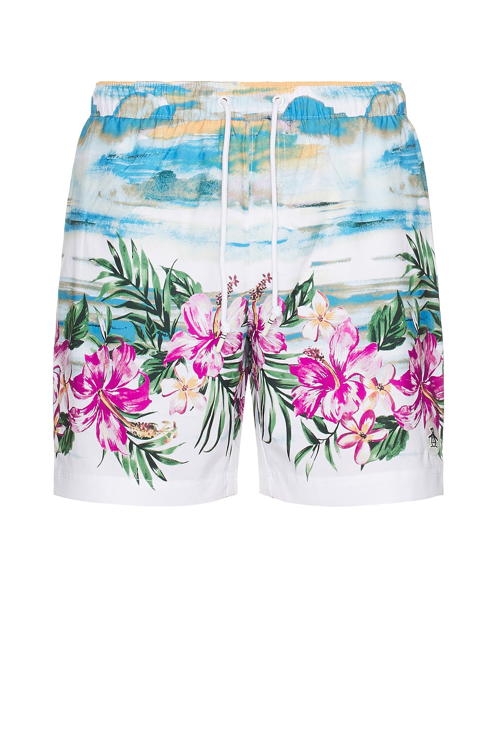 Плавательные трусы с полным принтом в виде сцены с гибискусом Original Penguin, bright white
Плавательные трусы с полным принтом в виде сцены с гибискусом Original Penguin, bright white