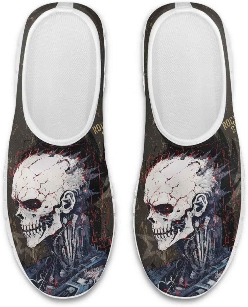 Слипоны Chaqlin с черепом, низкие кеды, удобные мягкие сетчатые теннисные кроссовки для женщин и мужчин, для тренировок, с возможностью надевания без рук, Skull Pattern
Слипоны Chaqlin с черепом, низкие кеды, удобные мягкие сетчатые теннисные кроссовки для женщин и мужчин, для тренировок, с возможностью надевания без рук, Skull Pattern