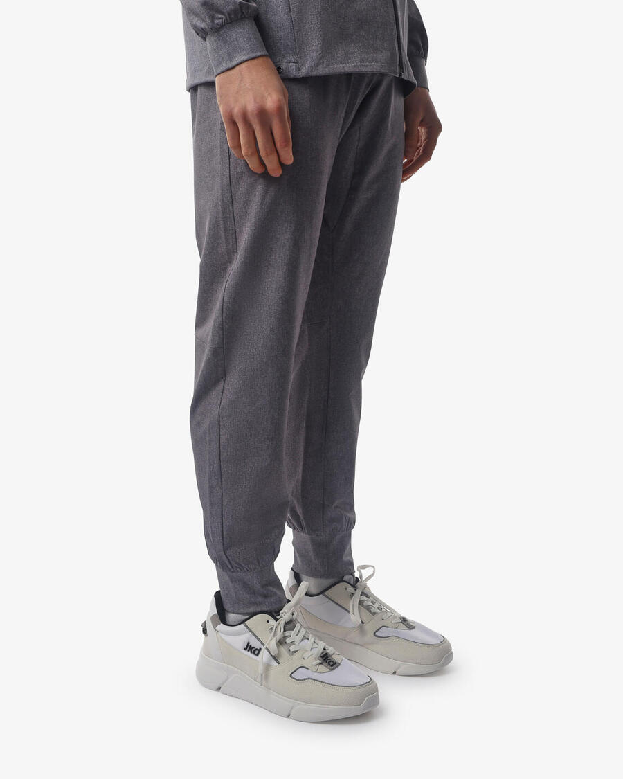 JAKED Мужские синтетические спортивные брюки меланжевого серого цвета
JAKED Мужские синтетические спортивные брюки меланжевого серого цвета