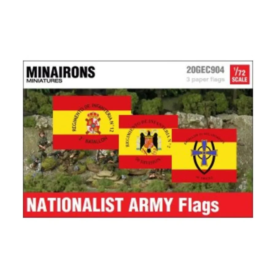 Флаги националистической армии, Spanish Civil War - Decals & Flags (1:72)
Флаги националистической армии, Spanish Civil War - Decals & Flags (1:72)