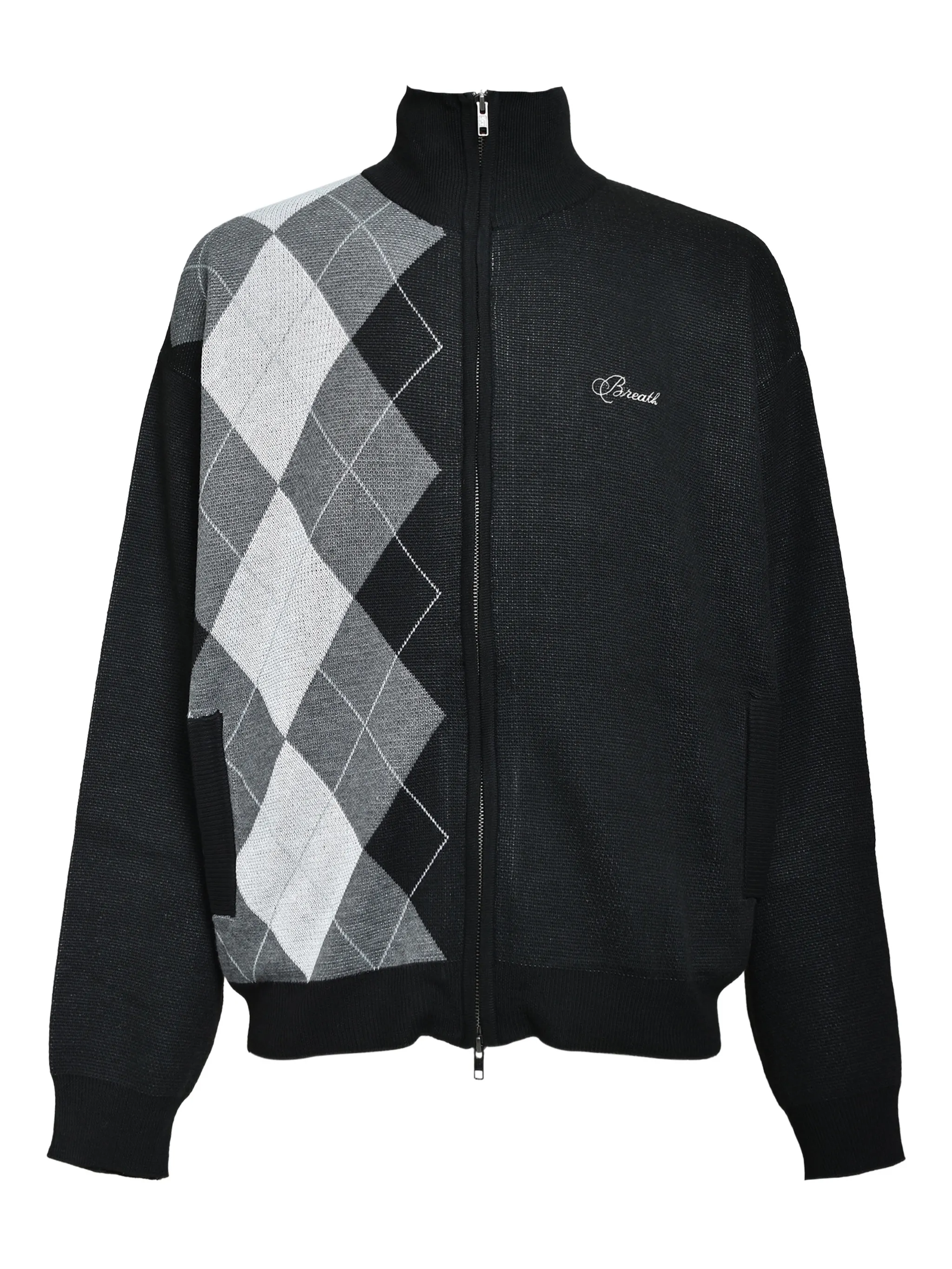 Кардиган с вышитым логотипом Breath, черный
Кардиган с вышитым логотипом Breath, черный