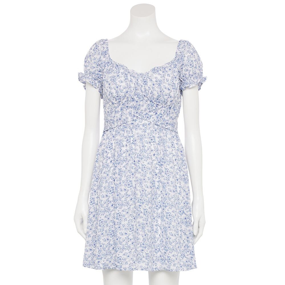 Самое знаменитое юниорское платье Emma с завязками на талии Almost Famous, цвет White Blue Floral
Самое знаменитое юниорское платье Emma с завязками на талии Almost Famous, цвет White Blue Floral