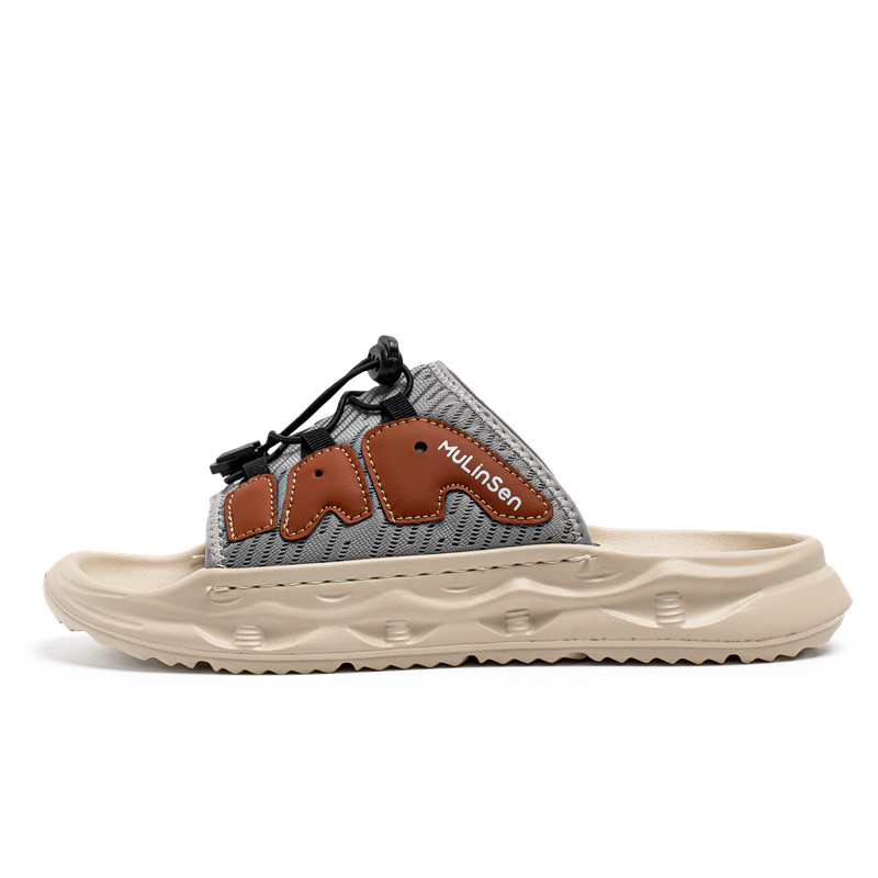 Mulinsen Скользостойкие износостойкие слайдеры мужские серые, цвет Gray
Mulinsen Скользостойкие износостойкие слайдеры мужские серые, цвет Gray