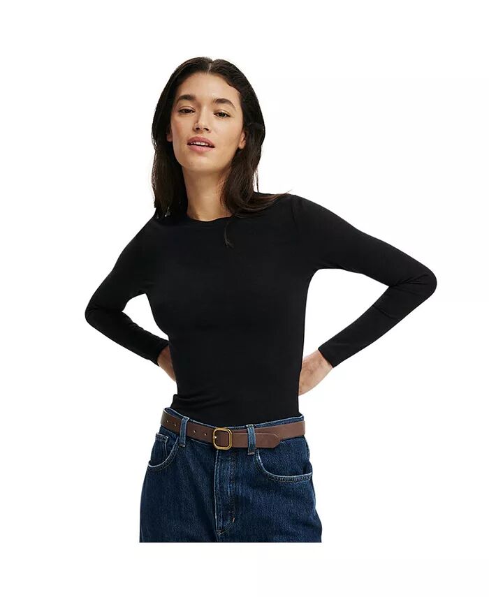 Женский джемпер All Day Crew с длинным рукавом COTTON ON, черный
Женский джемпер All Day Crew с длинным рукавом COTTON ON, черный