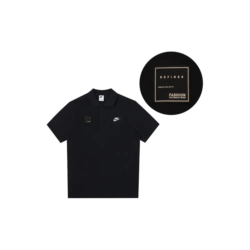 Рубашка поло мужская черная Nike, черный
Рубашка поло мужская черная Nike, черный