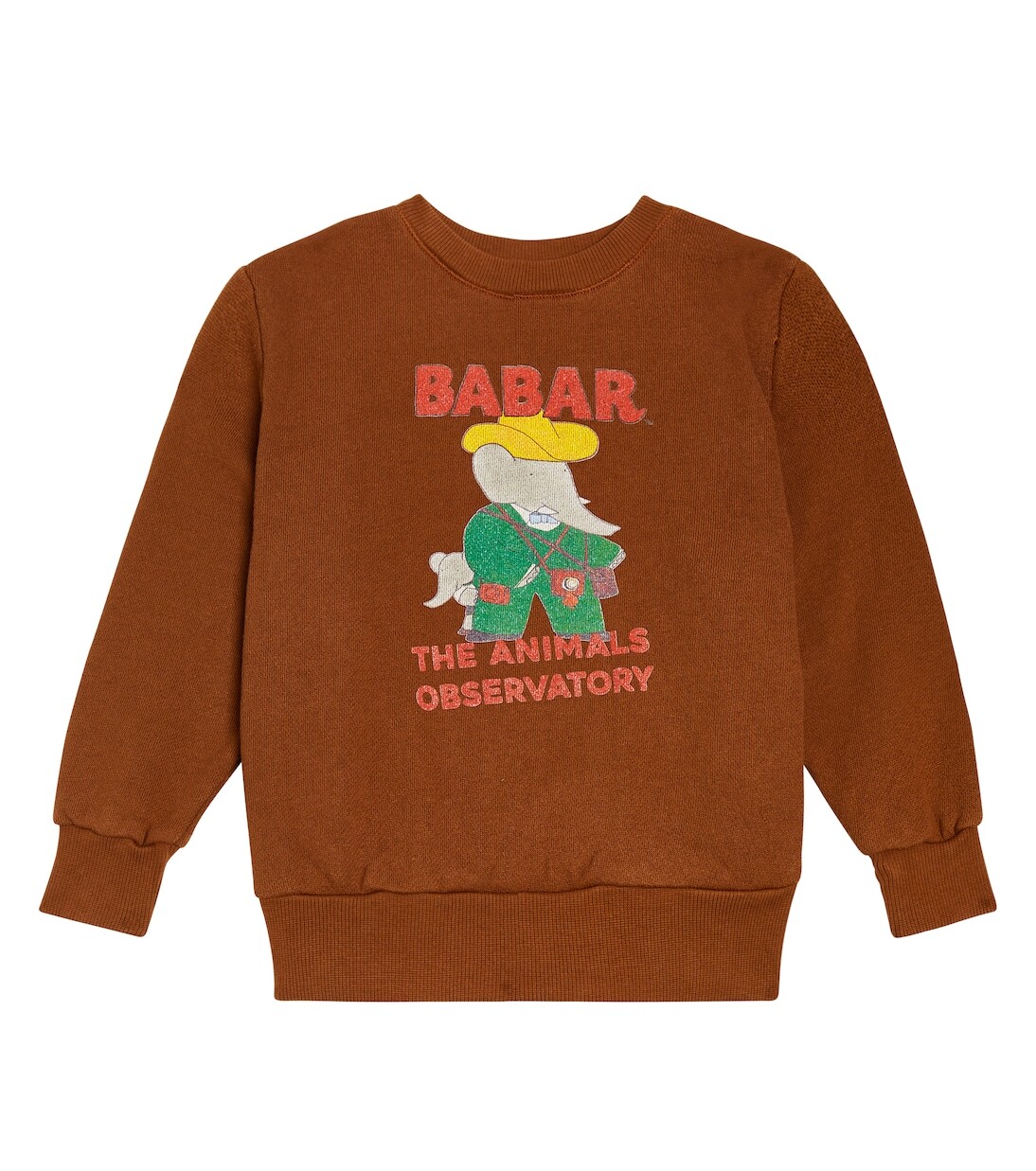 Толстовка из хлопкового джерси x babar The Animals Observatory, коричневый
Толстовка из хлопкового джерси x babar The Animals Observatory, коричневый