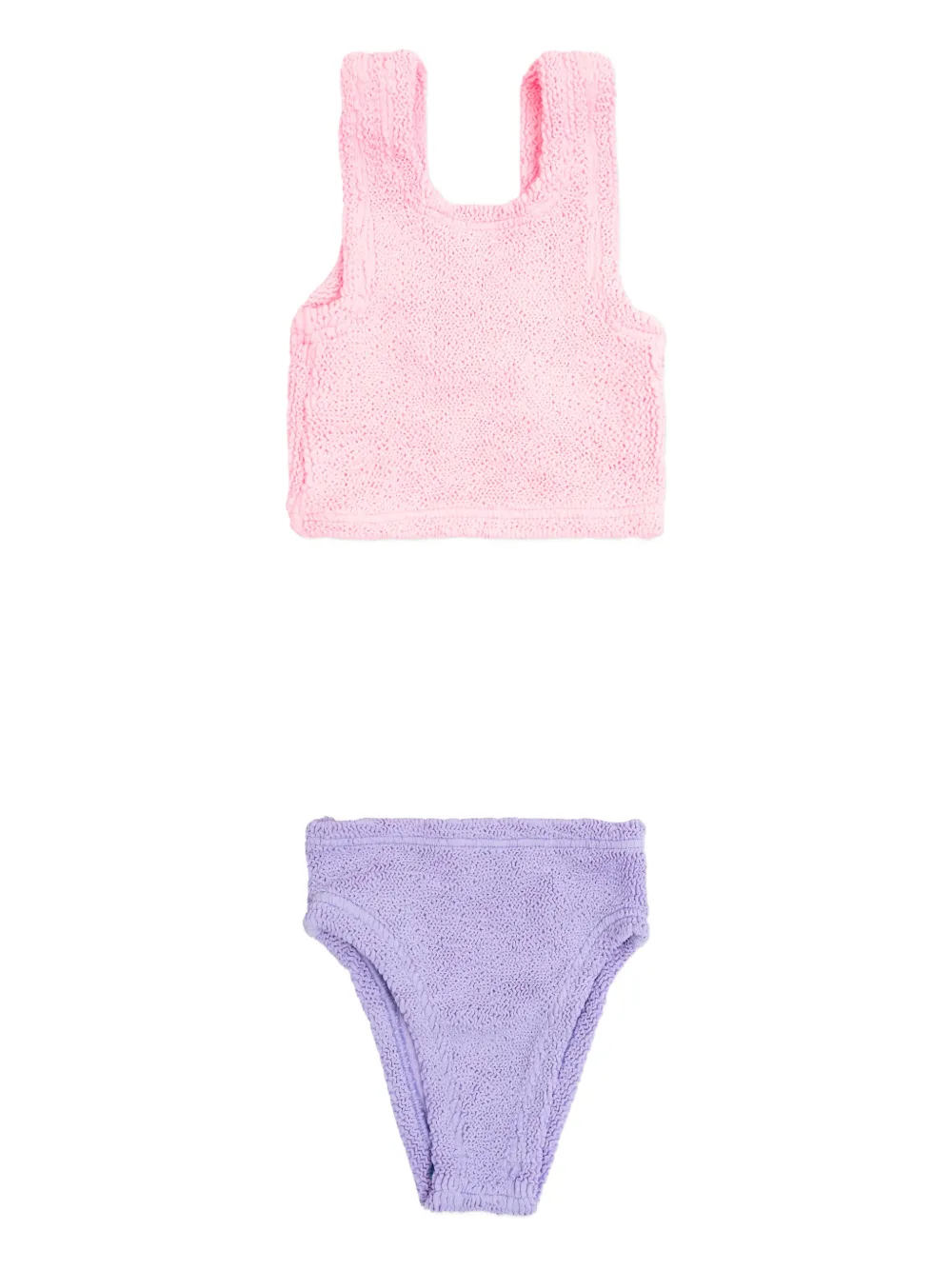 Дуо купальный костюм-бикини с эффектом жатки Hunza G Kids, розовый
Дуо купальный костюм-бикини с эффектом жатки Hunza G Kids, розовый