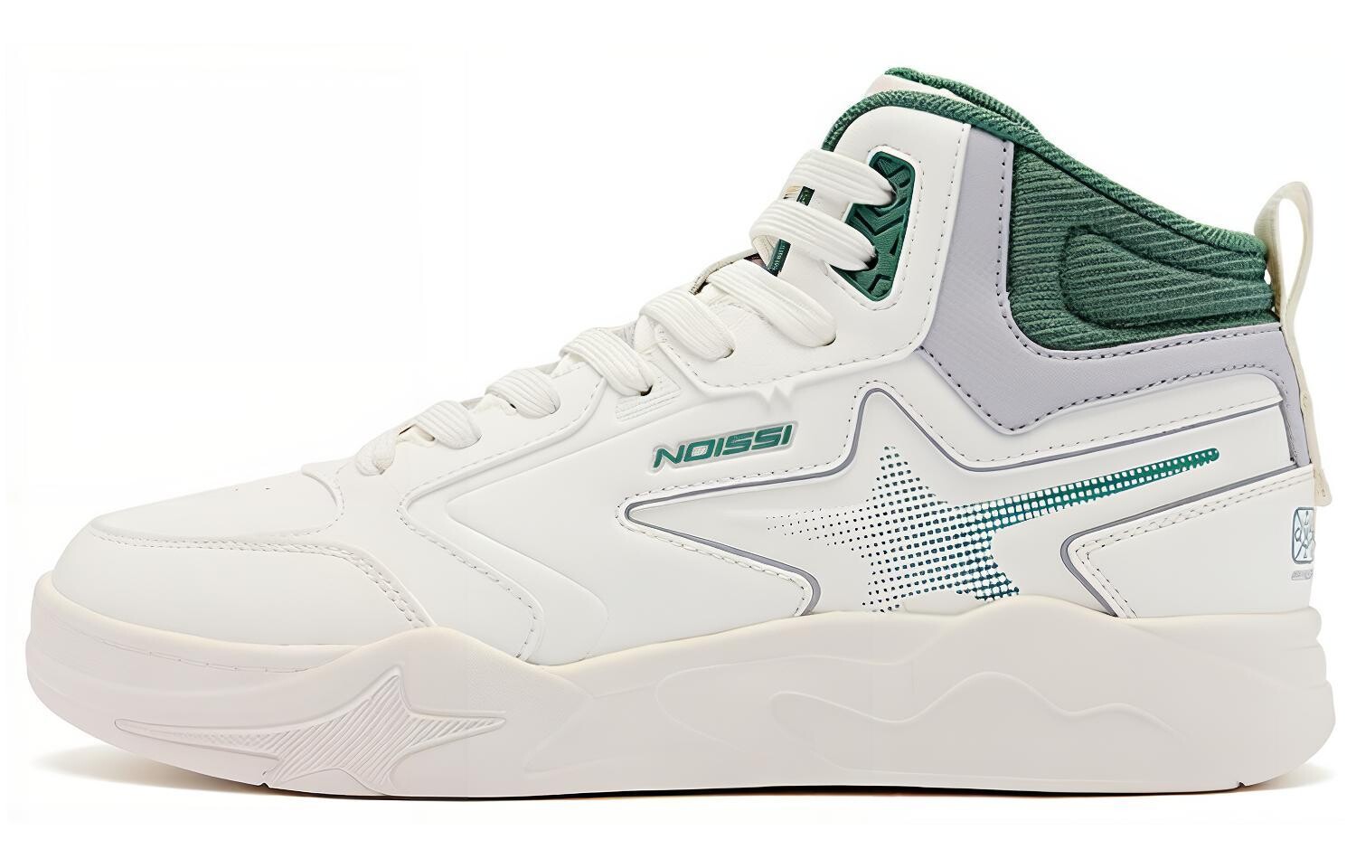 Кеды мужские, обувь для скейтбординга средняя высота зеленый Qiaodan
Кеды мужские, обувь для скейтбординга средняя высота зеленый Qiaodan