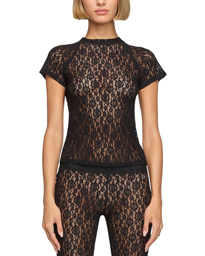 Кружевной детский топ EB Denim, черный
Кружевной детский топ EB Denim, черный