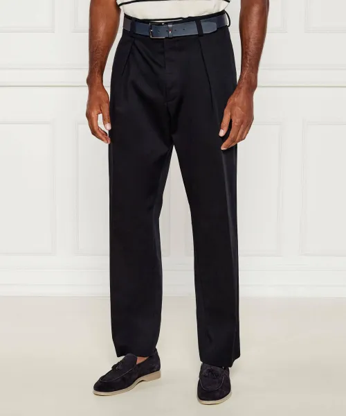 Брюки Дэвида Бекхэма x Boss Slim fit Boss, синий
Брюки Дэвида Бекхэма x Boss Slim fit Boss, синий