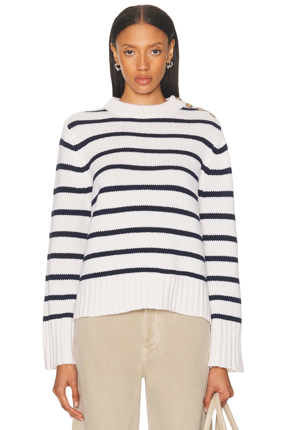 Свитер с круглым вырезом Grace Jenni Kayne, Navy Stripe
Свитер с круглым вырезом Grace Jenni Kayne, Navy Stripe