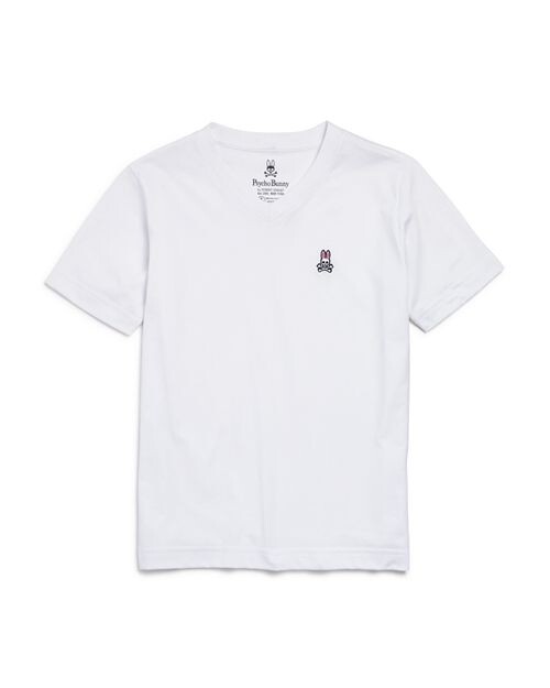 Футболка с логотипом и V-образным вырезом для мальчиков Psycho Bunny, цвет White
Футболка с логотипом и V-образным вырезом для мальчиков Psycho Bunny, цвет White
