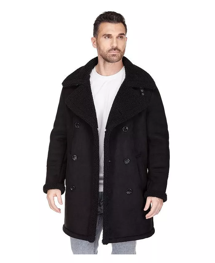 Мужское двубортное пальто на искусственном меху Braveman, коричневый
Мужское двубортное пальто на искусственном меху Braveman, коричневый