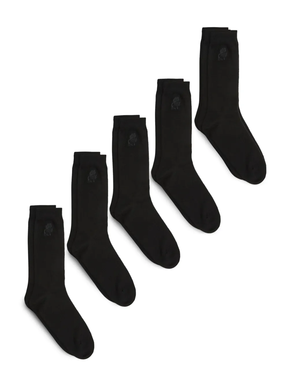 Комплект Kameo из пяти пар носков с логотипом KARL LAGERFELD, черный
Комплект Kameo из пяти пар носков с логотипом KARL LAGERFELD, черный