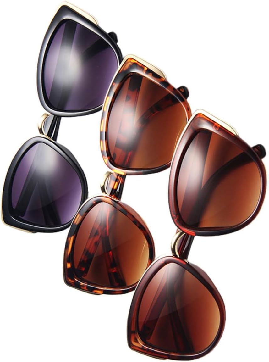 Veemoon 3 шт. Ретро солнцезащитные очки «кошачий глаз», стильные пластиковые очки для пляжа, винтажный леопардовый принт и модный аксессуар для женщин с защитой от УФ-излучения, Assorted Color
Veemoon 3 шт. Ретро солнцезащитные очки «кошачий глаз», стильные пластиковые очки для пляжа, винтажный леопардовый принт и модный аксессуар для женщин с защитой от УФ-излучения, Assorted Color