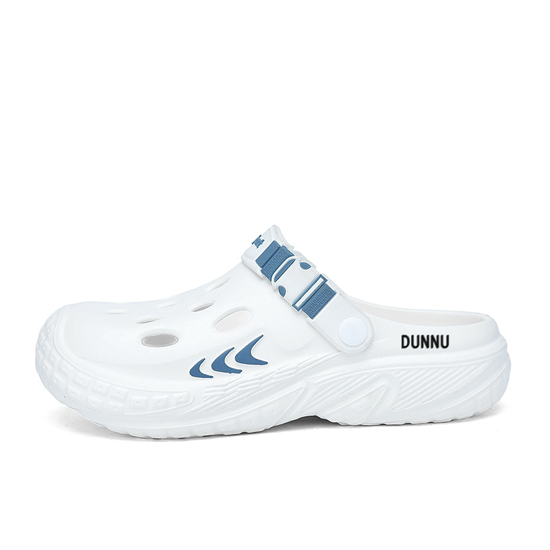 Dunnu Мужские противоскользящие тапочки с закрытым носком, устойчивые к запаху, бело-голубые, цвет White Blue
Dunnu Мужские противоскользящие тапочки с закрытым носком, устойчивые к запаху, бело-голубые, цвет White Blue